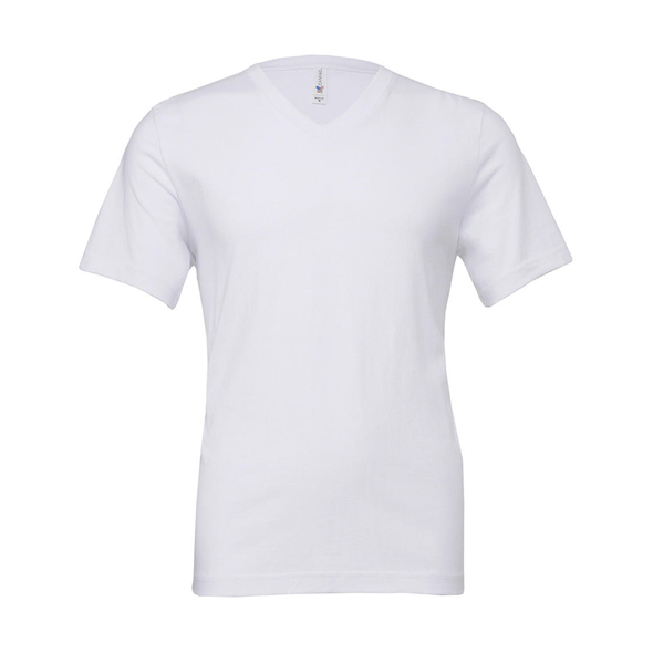 Bella | Unisex t-shirt i jersey med V-ringad